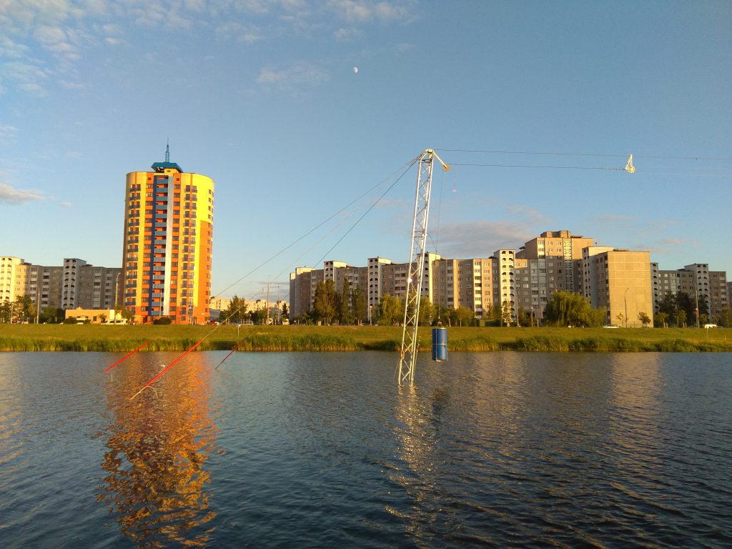 вейкборд в Бресте установка канатной дороги в Беларуси